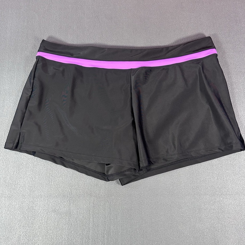 zeroxposur swimwear women Bottom Black &purple